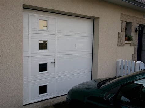 porte garage avec portillon et hublot|portail garage.